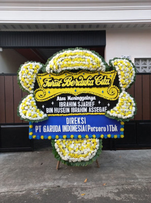 Papan Bunga Duka di Tawangharjo